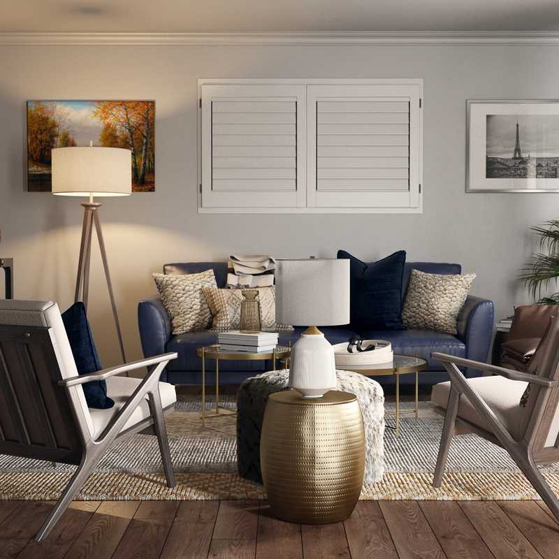 Modern, Traditional, Transitional Living Room Design by Havenly Interior Designer Eva