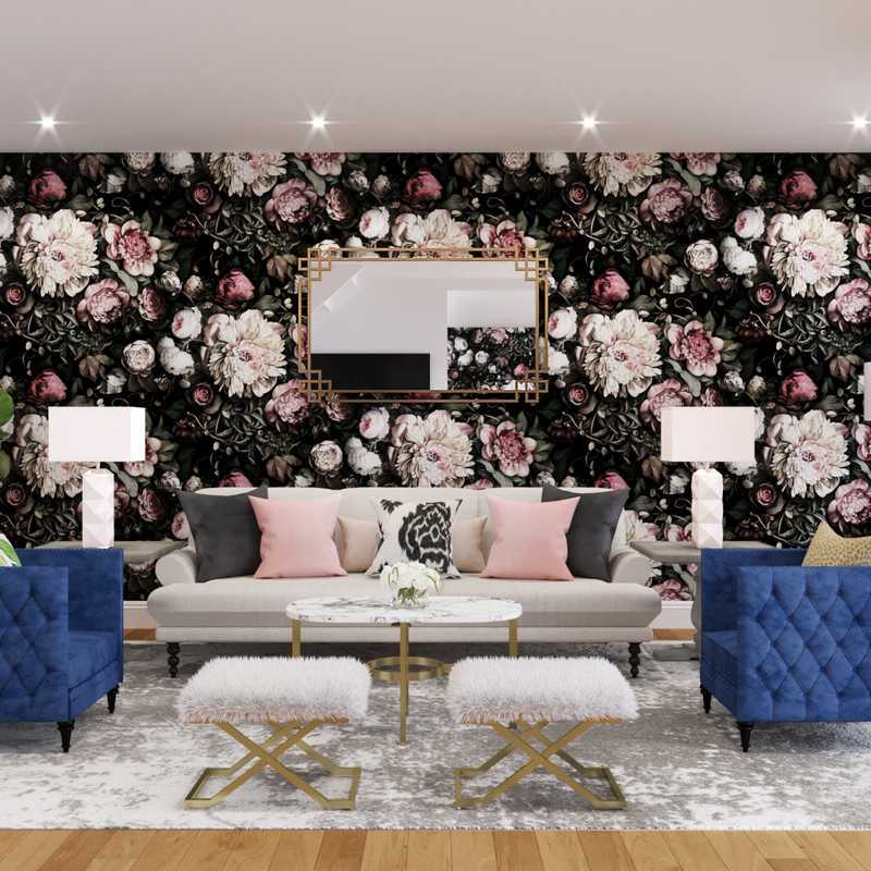 Contemporary, Modern, Transitional Living Room Design by Havenly Interior Designer Dani