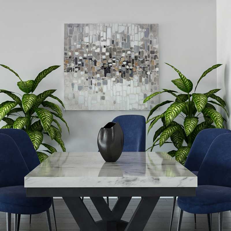 Glam Dining Room Design by Havenly Interior Designer Danielle