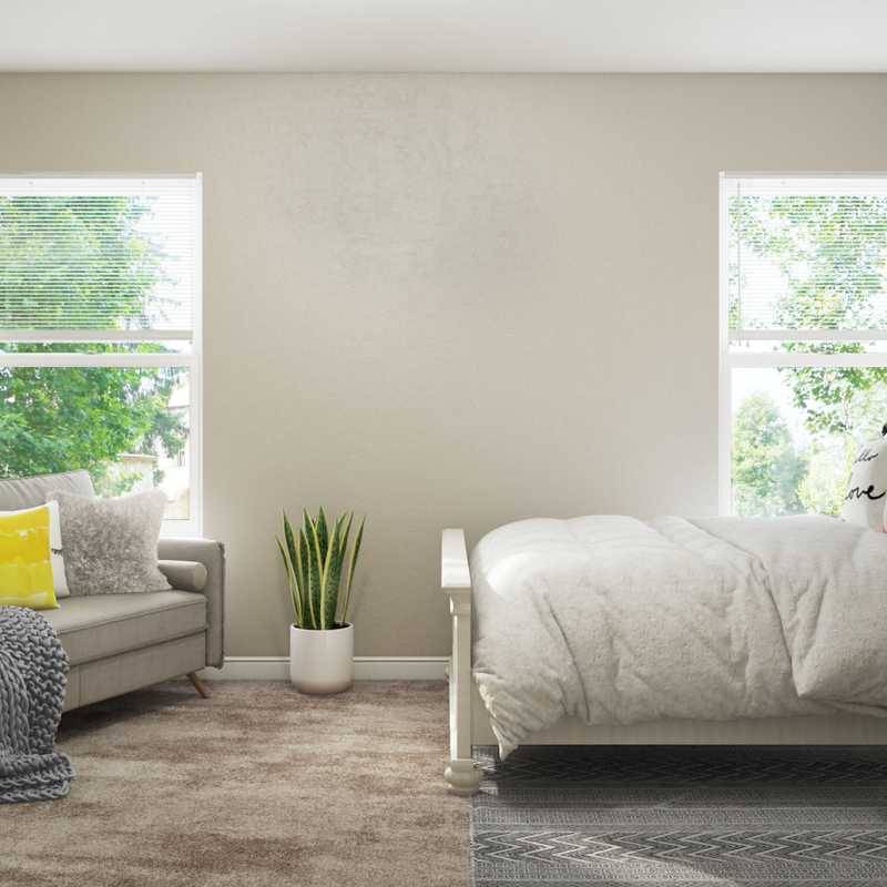 Coastal, Scandinavian Bedroom Design by Havenly Interior Designer Leslie