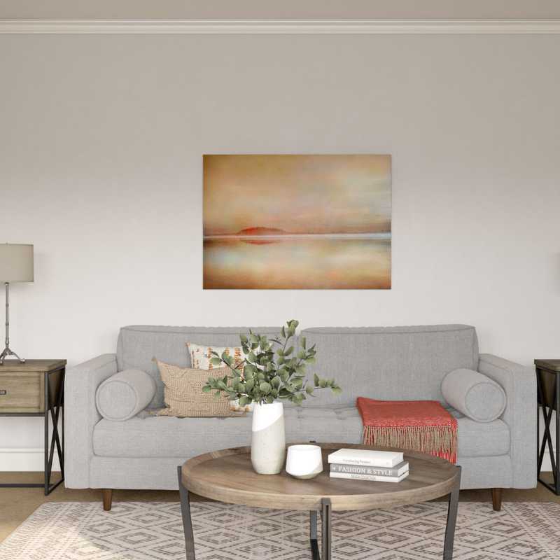 Minimal, Scandinavian Living Room Design by Havenly Interior Designer Allison