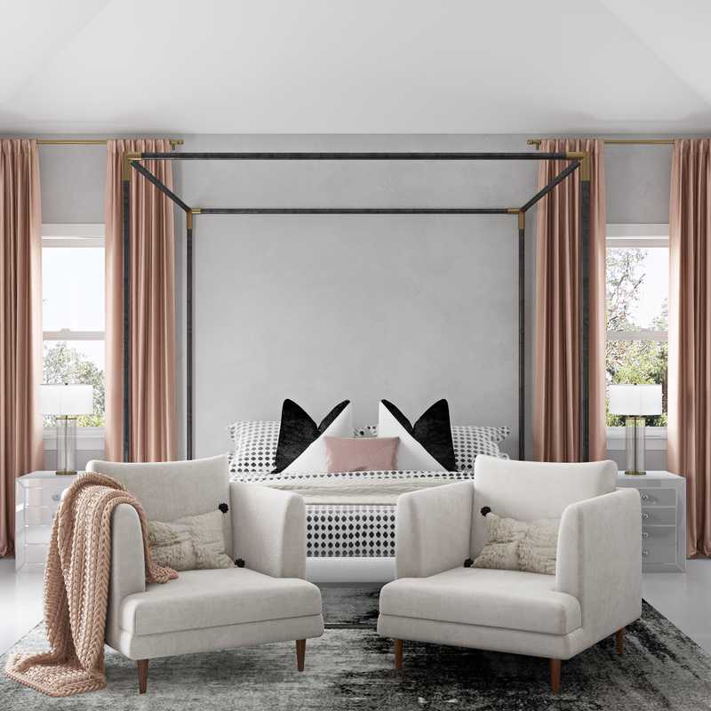 Modern, Glam Bedroom Design by Havenly Interior Designer Angela