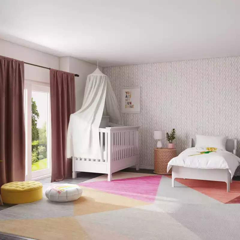 Modern, Eclectic, Bohemian, Scandinavian Nursery Design by Havenly Interior Designer Katerina