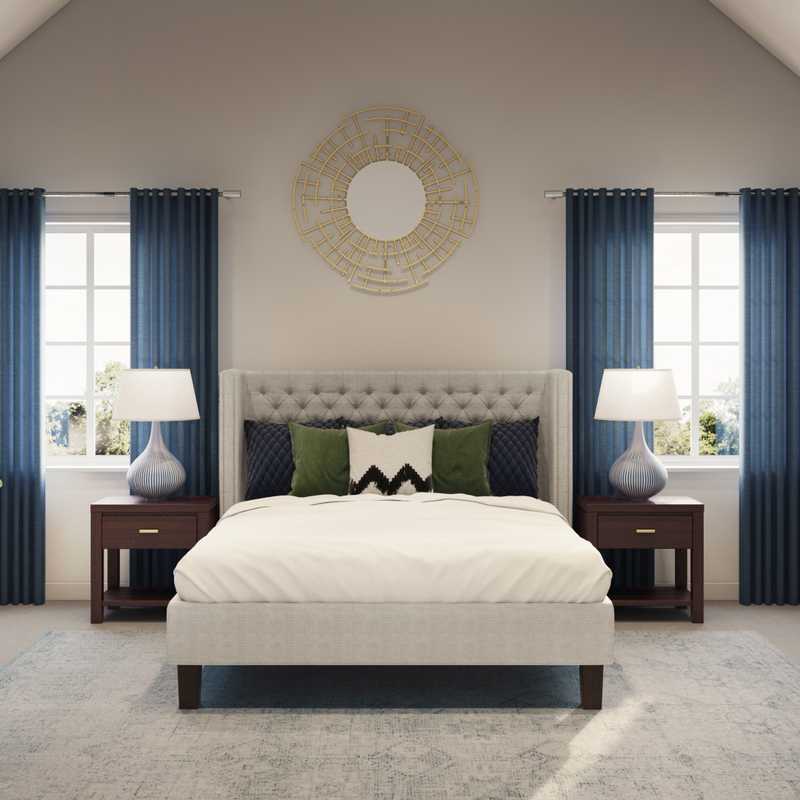 Midcentury Modern Bedroom Design by Havenly Interior Designer Brianna