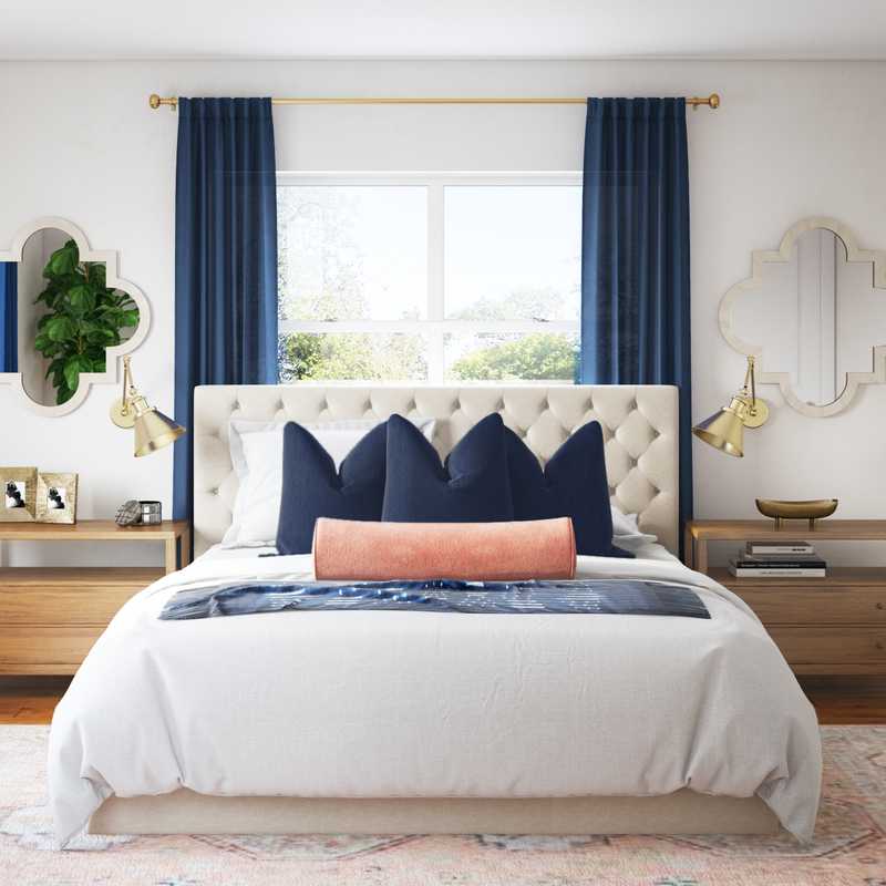 Contemporary, Modern, Glam Bedroom Design by Havenly Interior Designer Shannon