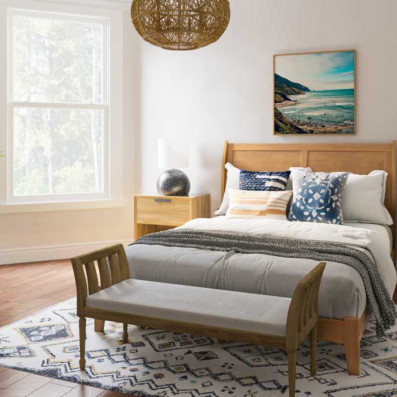 Eclectic, Bohemian Bedroom Design by Havenly Interior Designer Isabella