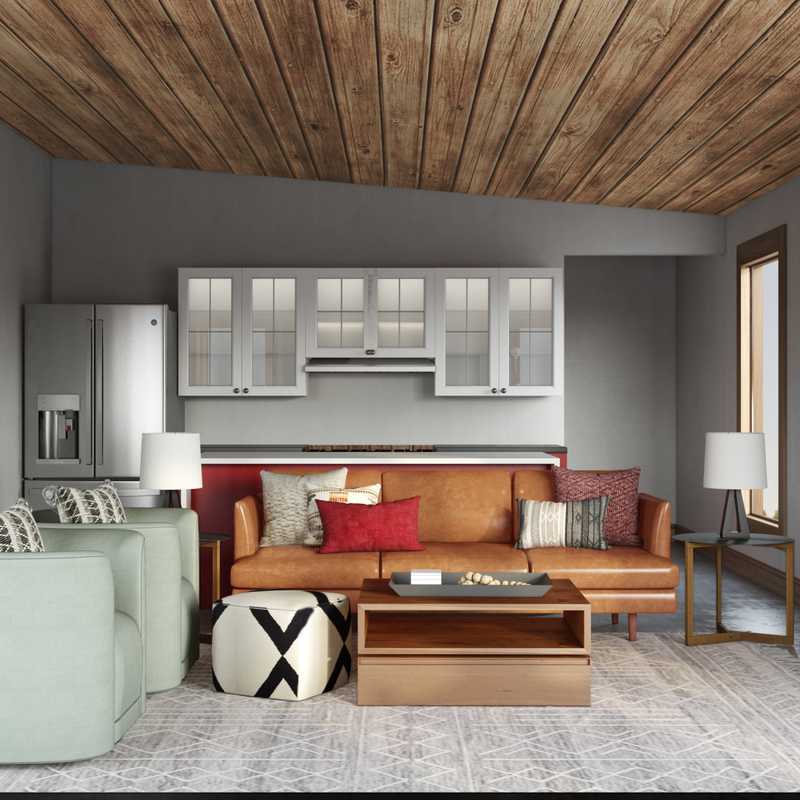 Modern, Bohemian, Minimal, Scandinavian Living Room Design by Havenly Interior Designer Melissa