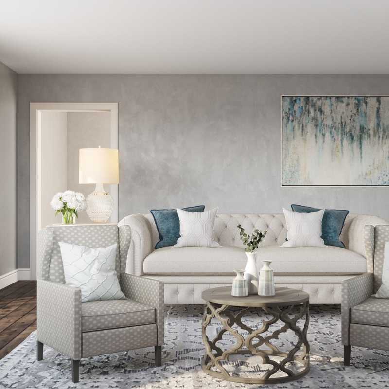 Classic Living Room Design by Havenly Interior Designer Meredith