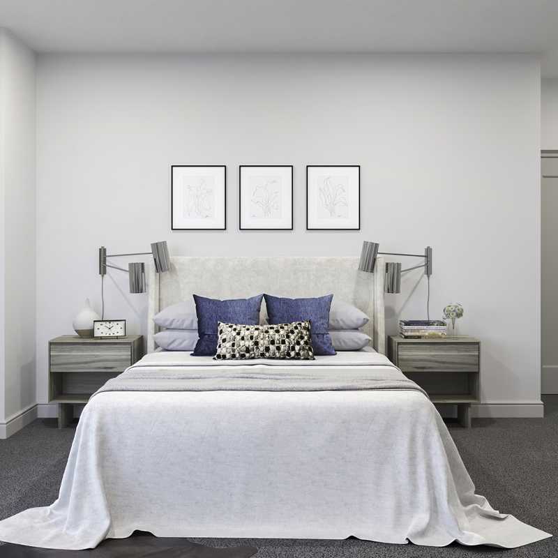 Classic, Bohemian Bedroom Design by Havenly Interior Designer Alexis