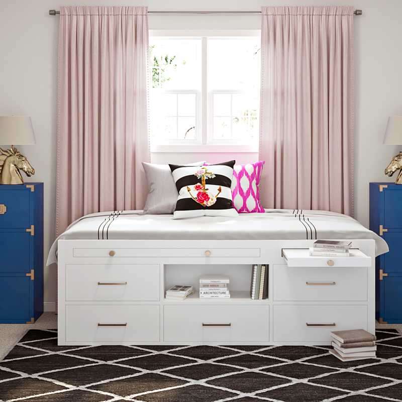 Glam Bedroom Design by Havenly Interior Designer Kamila