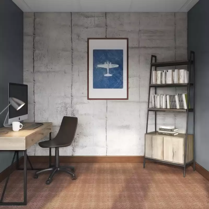 Modern, Industrial Office Design by Havenly Interior Designer Sydney