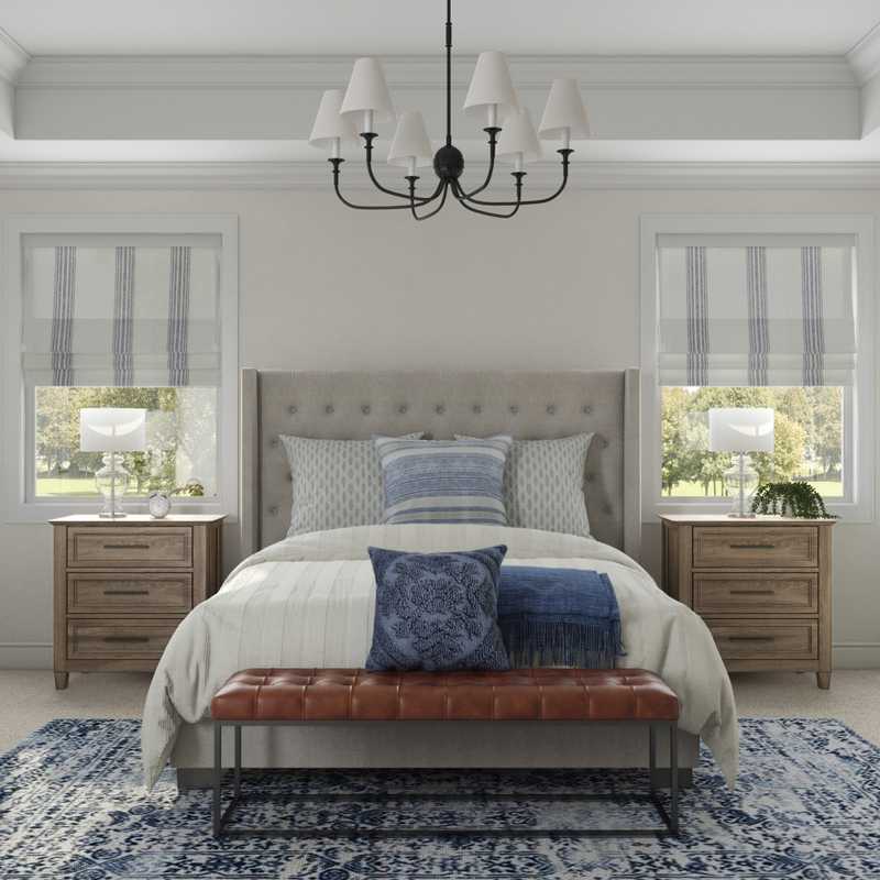 Modern, Transitional Bedroom Design by Havenly Interior Designer Emily