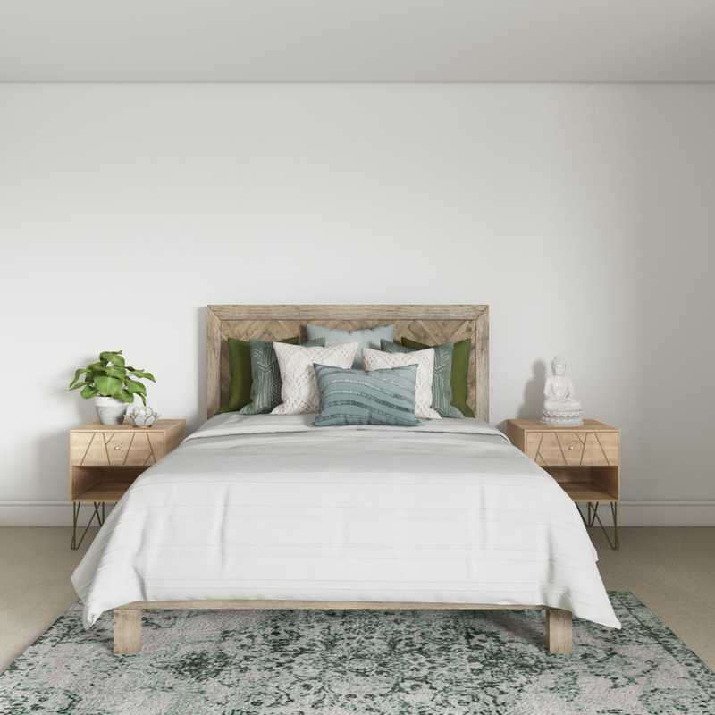 Modern, Bohemian, Global Bedroom Design by Havenly Interior Designer Hayley