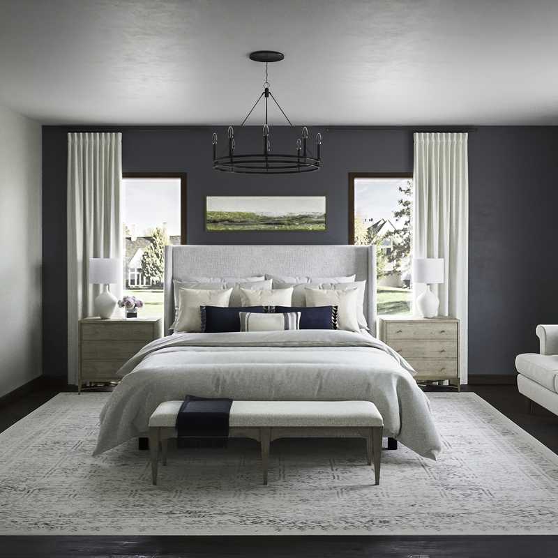 Classic, Transitional Bedroom Design by Havenly Interior Designer Stacy