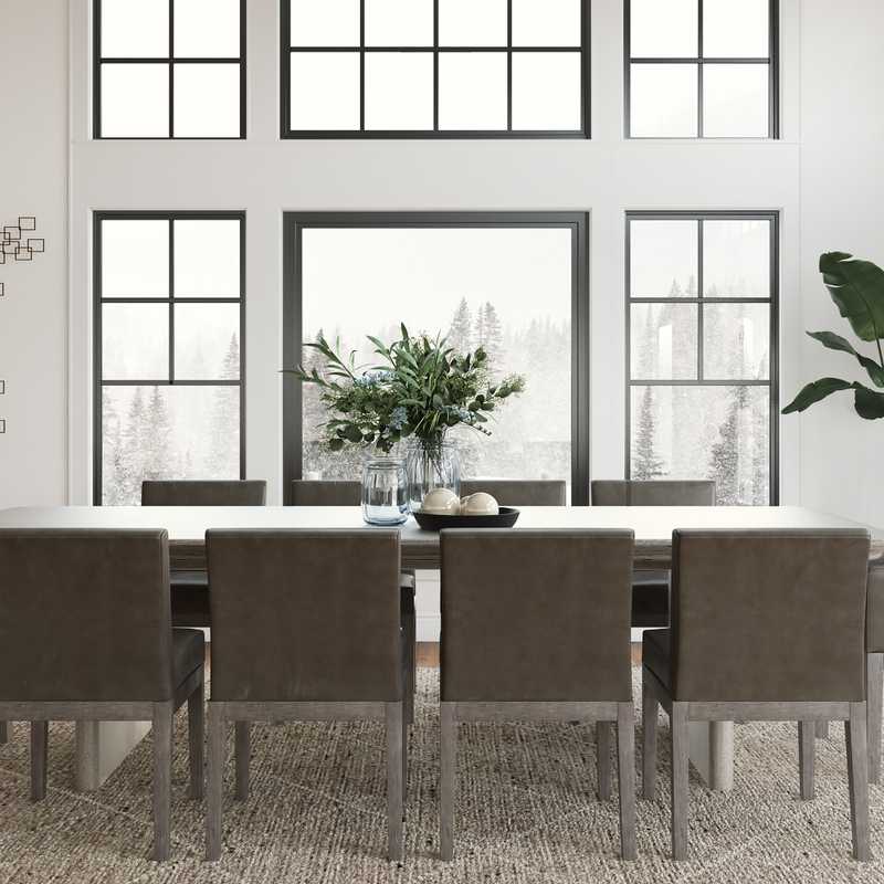 Contemporary, Modern, Classic, Classic Contemporary Dining Room Design by Havenly Interior Designer Karen