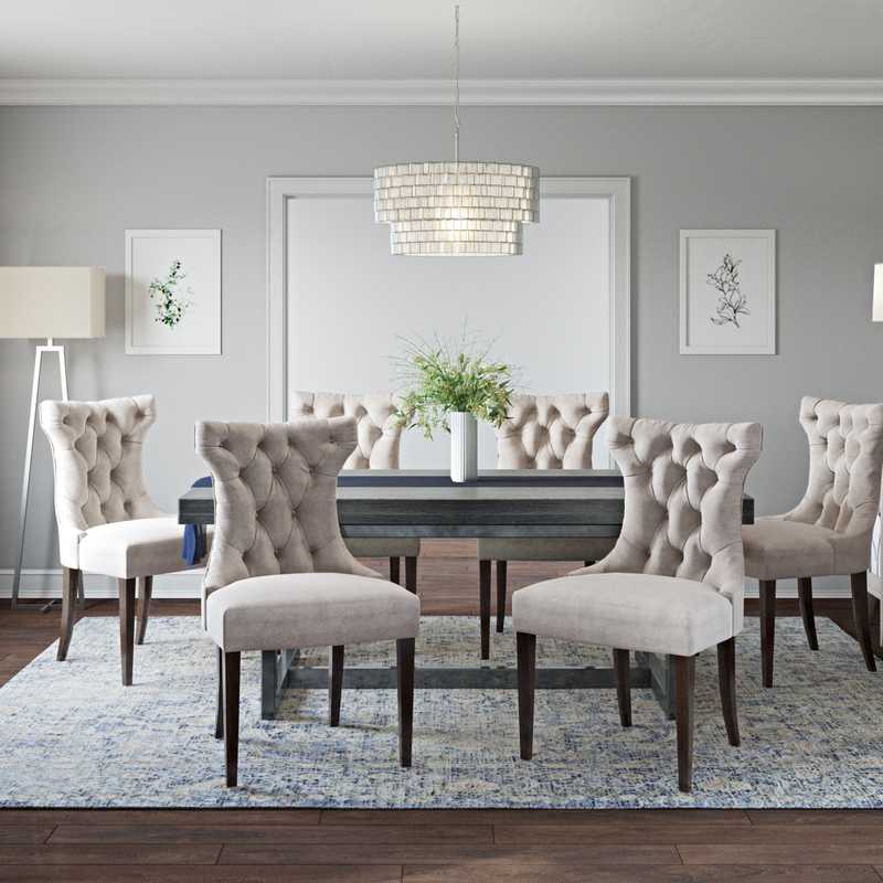 Classic, Traditional Dining Room Design by Havenly Interior Designer Hayley