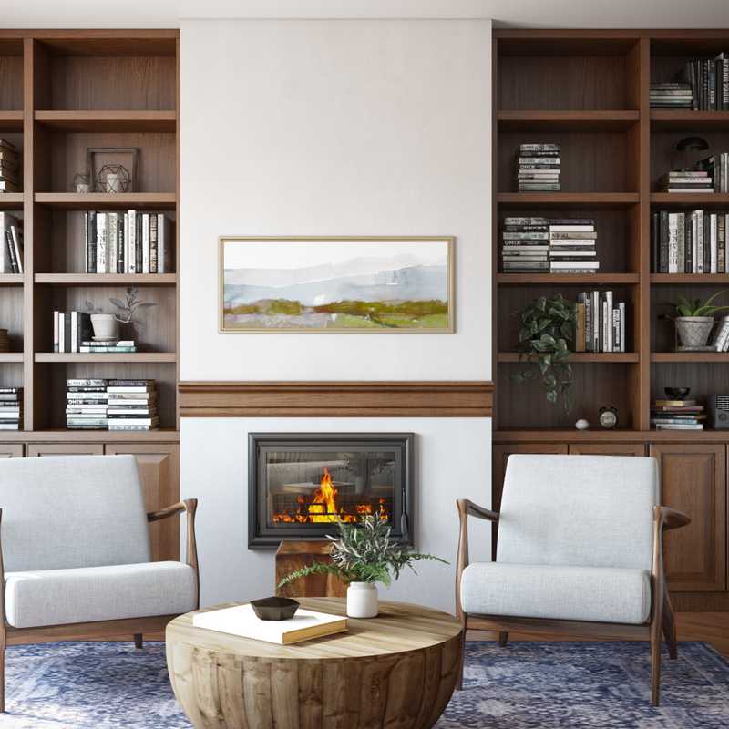 Midcentury Modern, Scandinavian Living Room Design by Havenly Interior Designer Sydney
