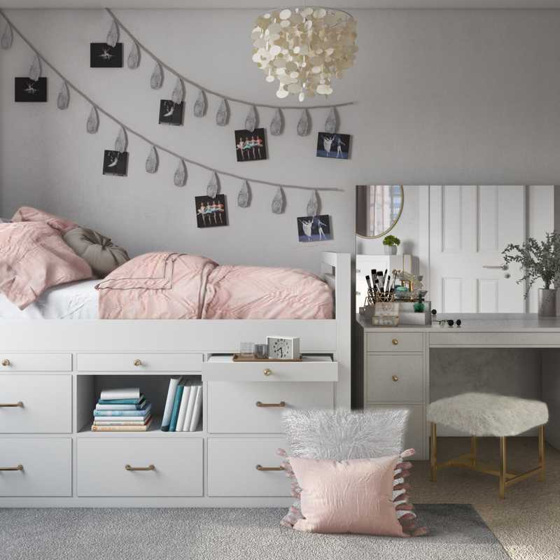 Glam Bedroom Design by Havenly Interior Designer Kacie