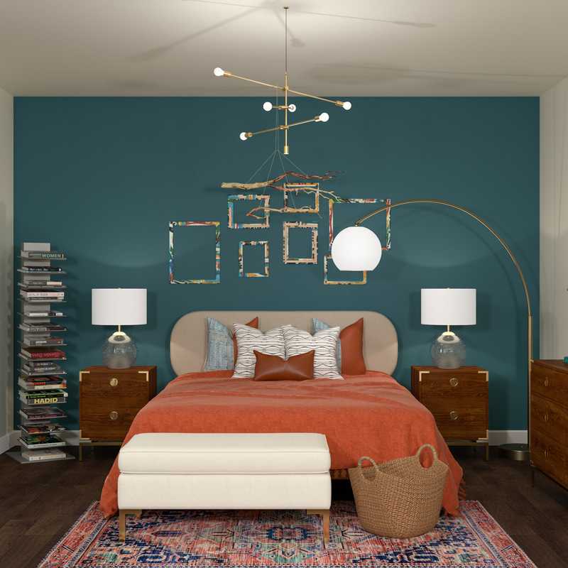 Eclectic, Bohemian Bedroom Design by Havenly Interior Designer Kyla