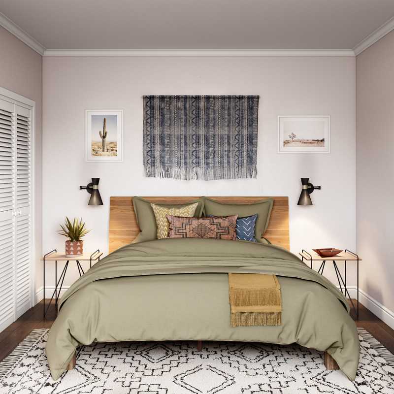 Bohemian Bedroom Design by Havenly Interior Designer Wendy