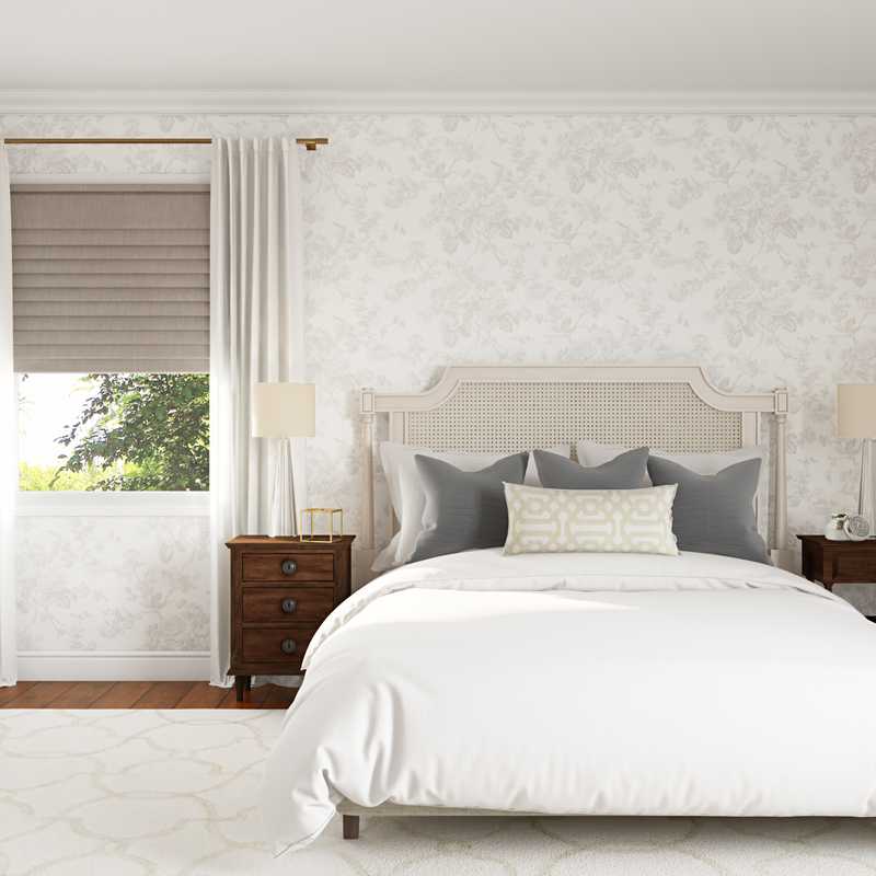 Classic, Bohemian, Minimal Bedroom Design by Havenly Interior Designer Shannon