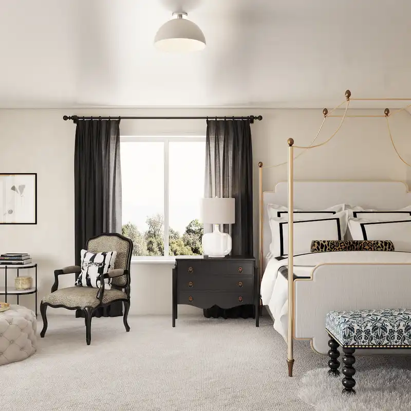 Modern, Traditional, Transitional Bedroom Design by Havenly Interior Designer Monica