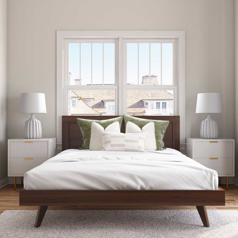 Modern, Midcentury Modern Bedroom Design by Havenly Interior Designer Katherine