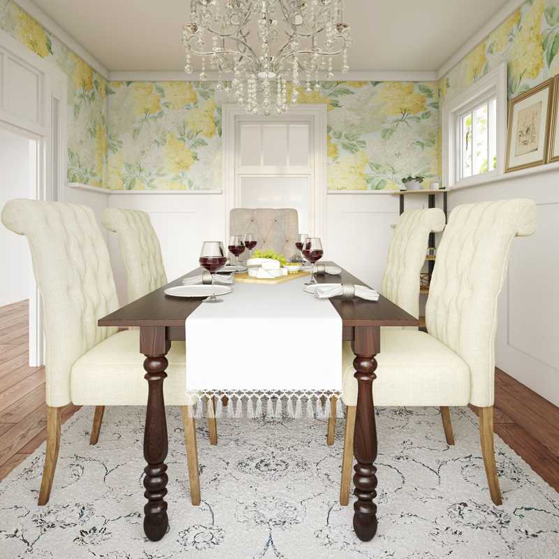 Classic, Traditional Dining Room Design by Havenly Interior Designer Anna