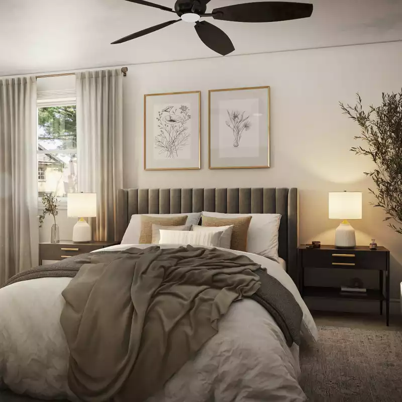 Classic, Traditional, Transitional Bedroom Design by Havenly Interior Designer Lauren