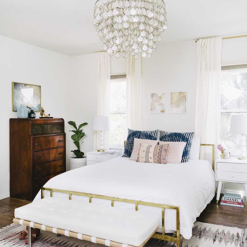 Contemporary, Modern, Glam Bedroom Design by Havenly Interior Designer Jordan