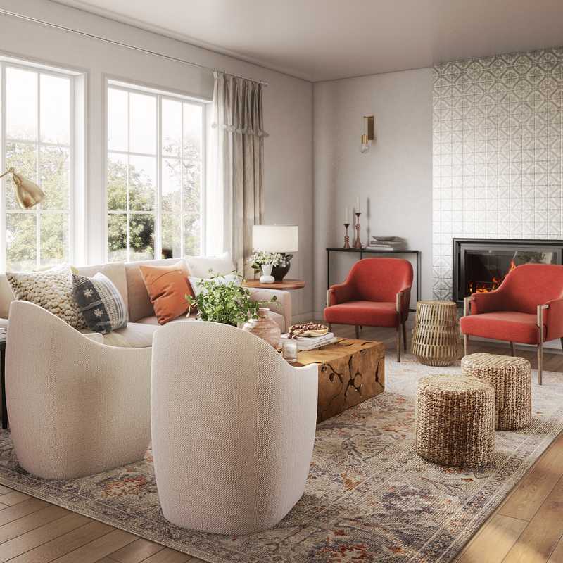 Modern, Classic, Rustic Living Room Design by Havenly Interior Designer Heather