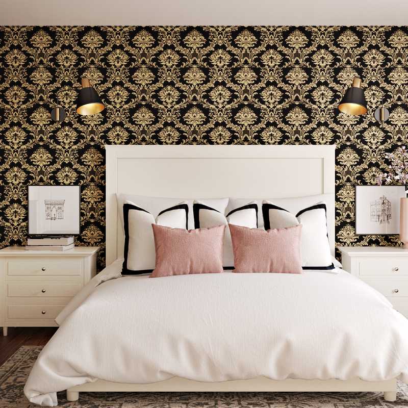 Modern, Glam Bedroom Design by Havenly Interior Designer Autumn