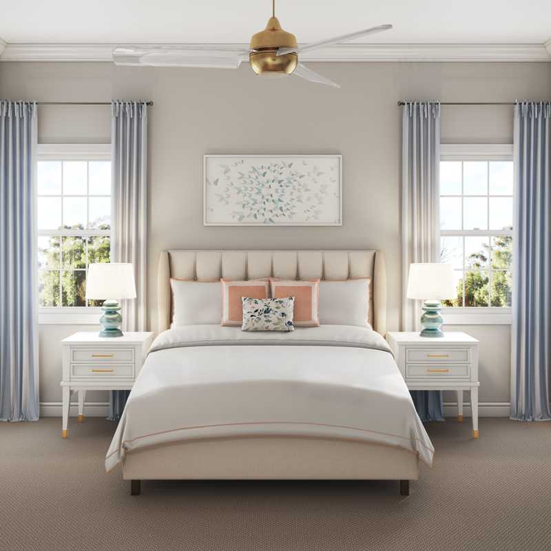 Preppy Bedroom Design by Havenly Interior Designer Brooke