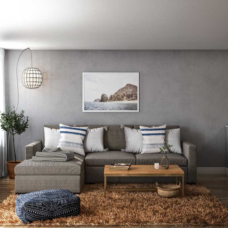 Eclectic, Bohemian Living Room Design by Havenly Interior Designer Nichole
