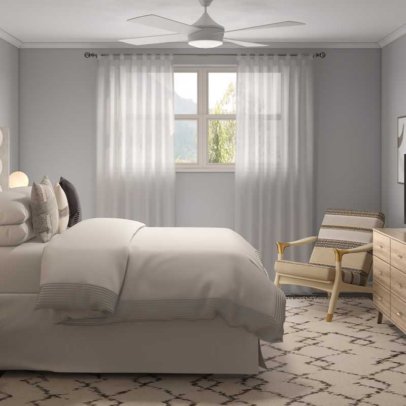 Modern, Minimal Bedroom Design by Havenly Interior Designer Ryan