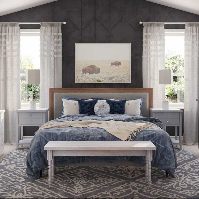 Farmhouse Bedroom Design by Havenly Interior Designer Karie