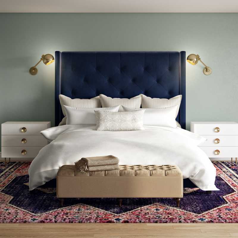 Contemporary Bedroom Design by Havenly Interior Designer Hannah