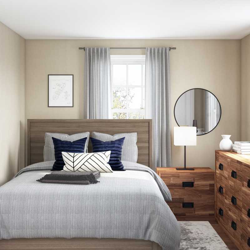 Contemporary, Modern, Rustic, Transitional Bedroom Design by Havenly Interior Designer Randi