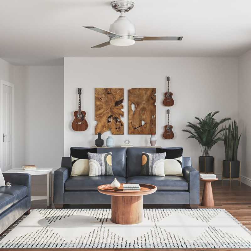 Contemporary, Modern Living Room Design by Havenly Interior Designer Randi