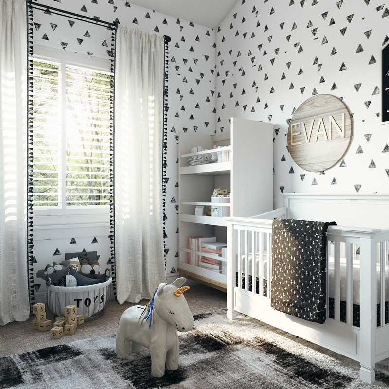 Modern, Minimal Nursery Design by Havenly Interior Designer Taylor