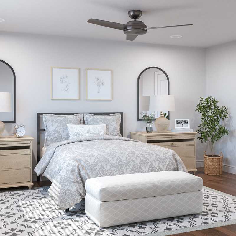 Classic, Coastal Bedroom Design by Havenly Interior Designer Kelsey