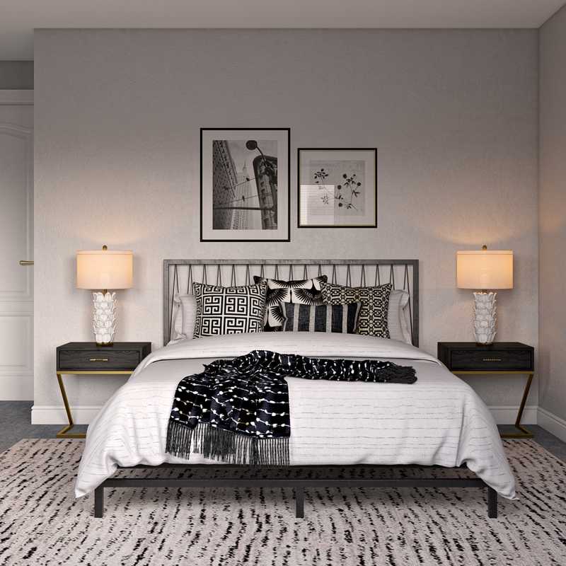 Classic, Glam Bedroom Design by Havenly Interior Designer Fiona