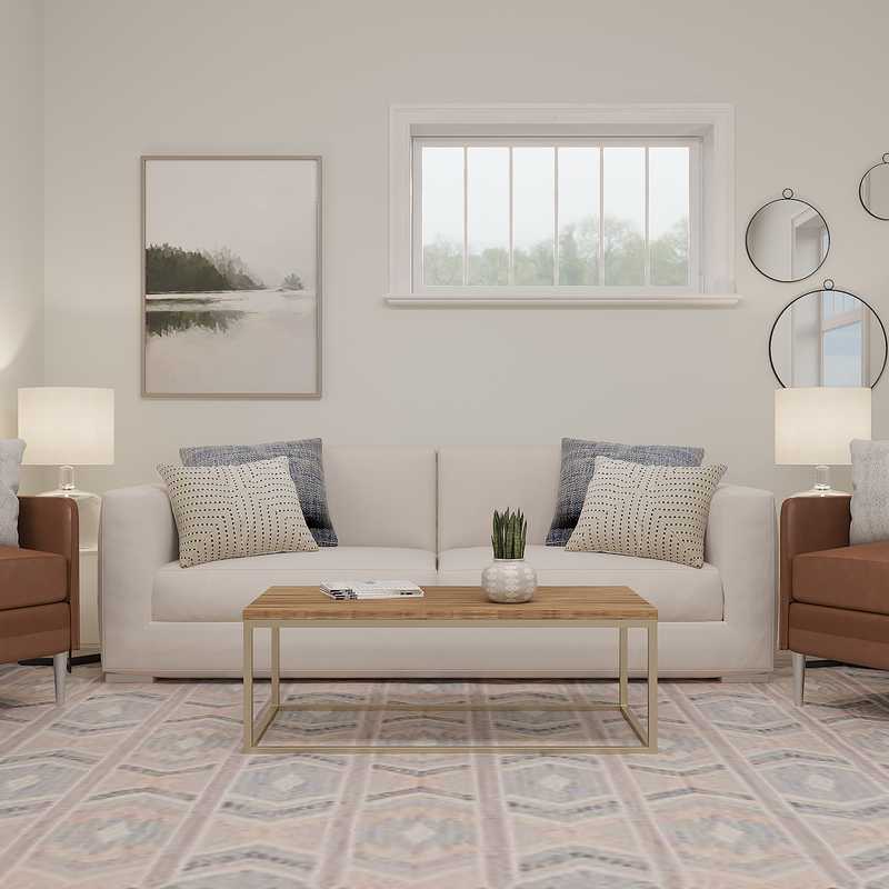 Contemporary, Modern, Transitional Living Room Design by Havenly Interior Designer Tara