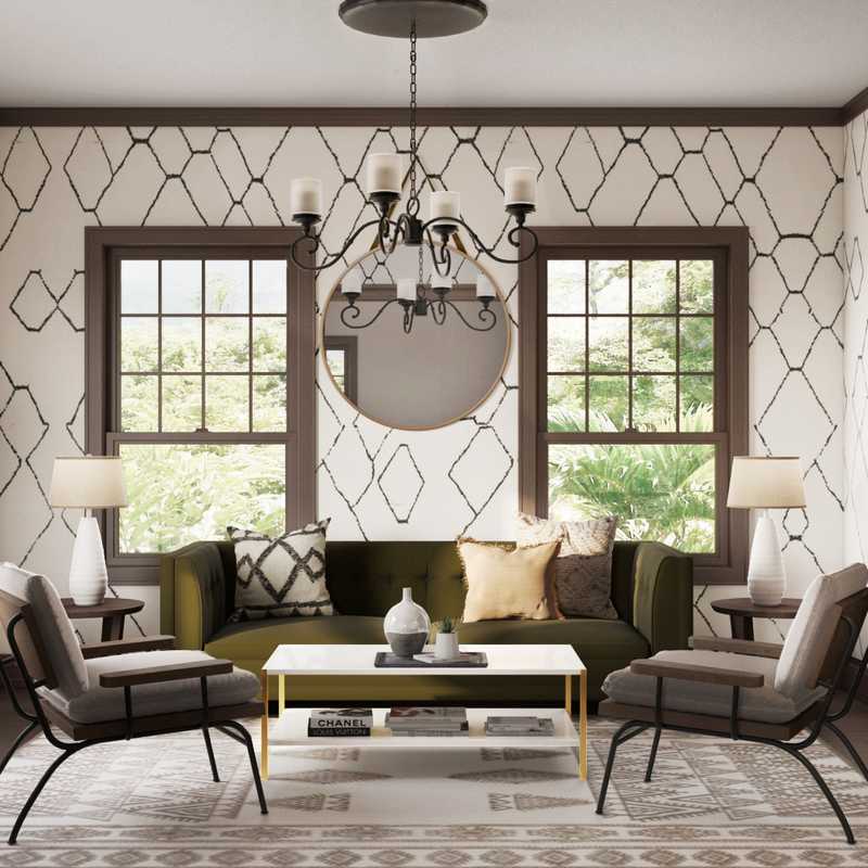 Traditional, Scandinavian Living Room Design by Havenly Interior Designer Jenette