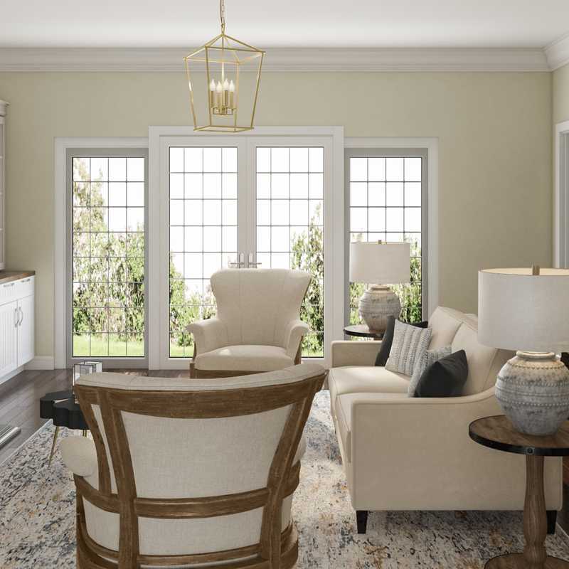 Classic, Transitional Living Room Design by Havenly Interior Designer Sydney
