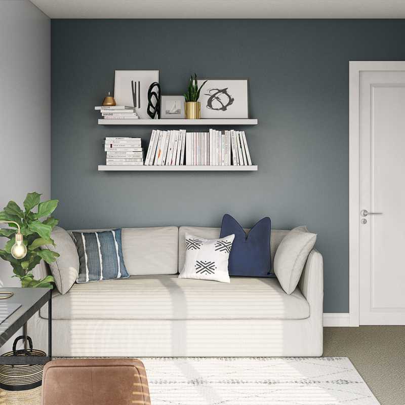 Contemporary Office Design by Havenly Interior Designer Lydia