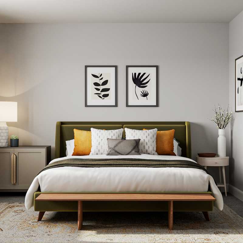 Classic, Glam, Transitional Bedroom Design by Havenly Interior Designer Vana