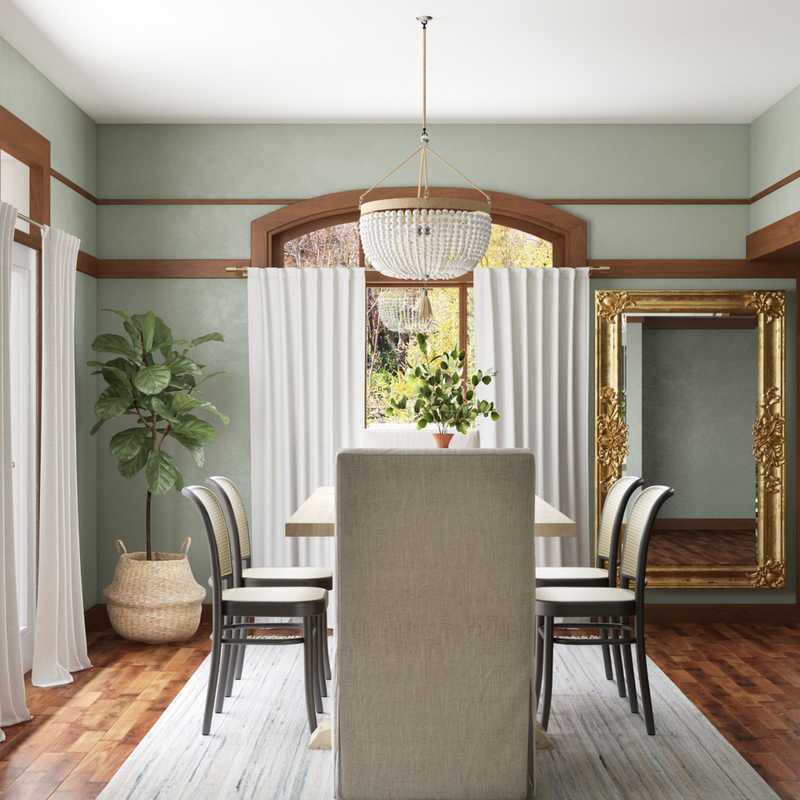 Contemporary, Rustic, Classic Contemporary Dining Room Design by Havenly Interior Designer Sarah