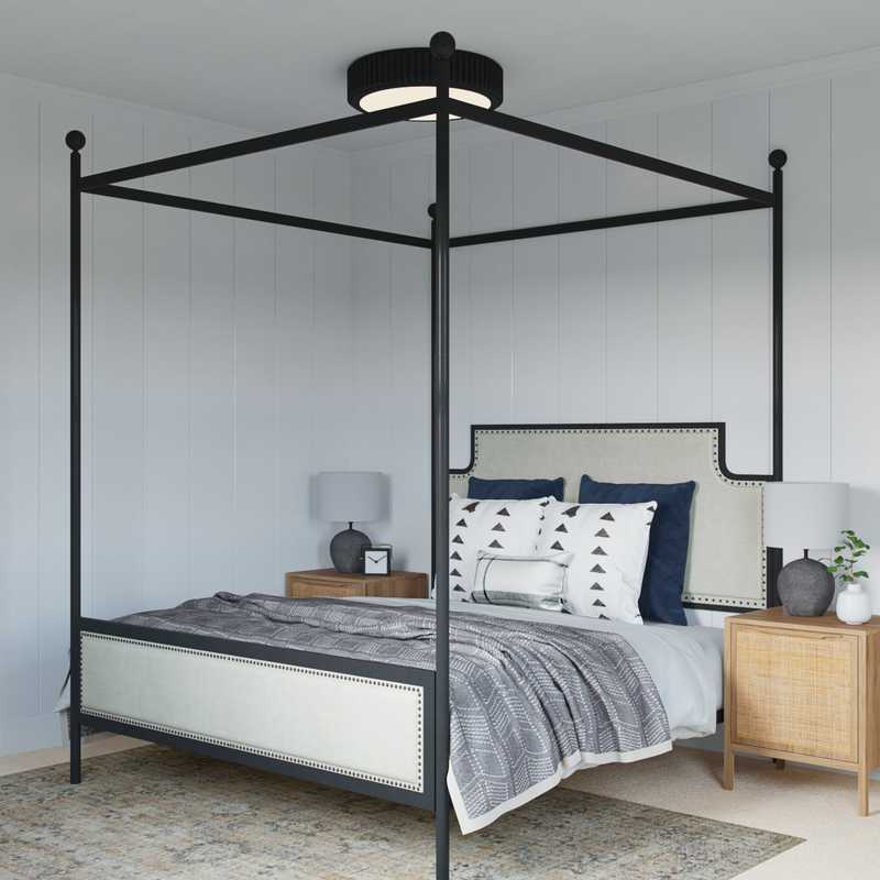 Classic, Eclectic Bedroom Design by Havenly Interior Designer Kelsey