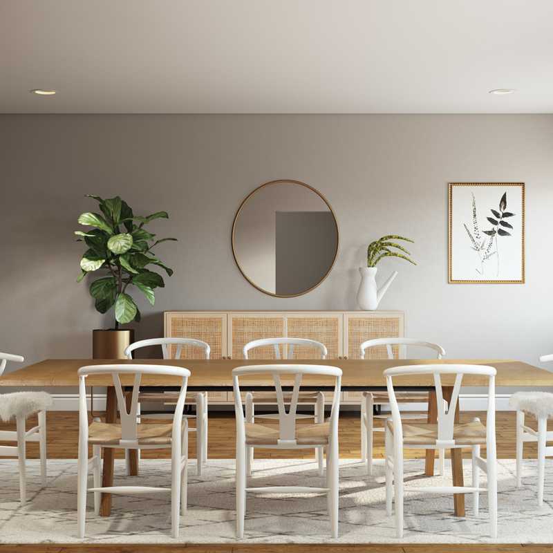 Modern, Farmhouse Dining Room Design by Havenly Interior Designer Britney